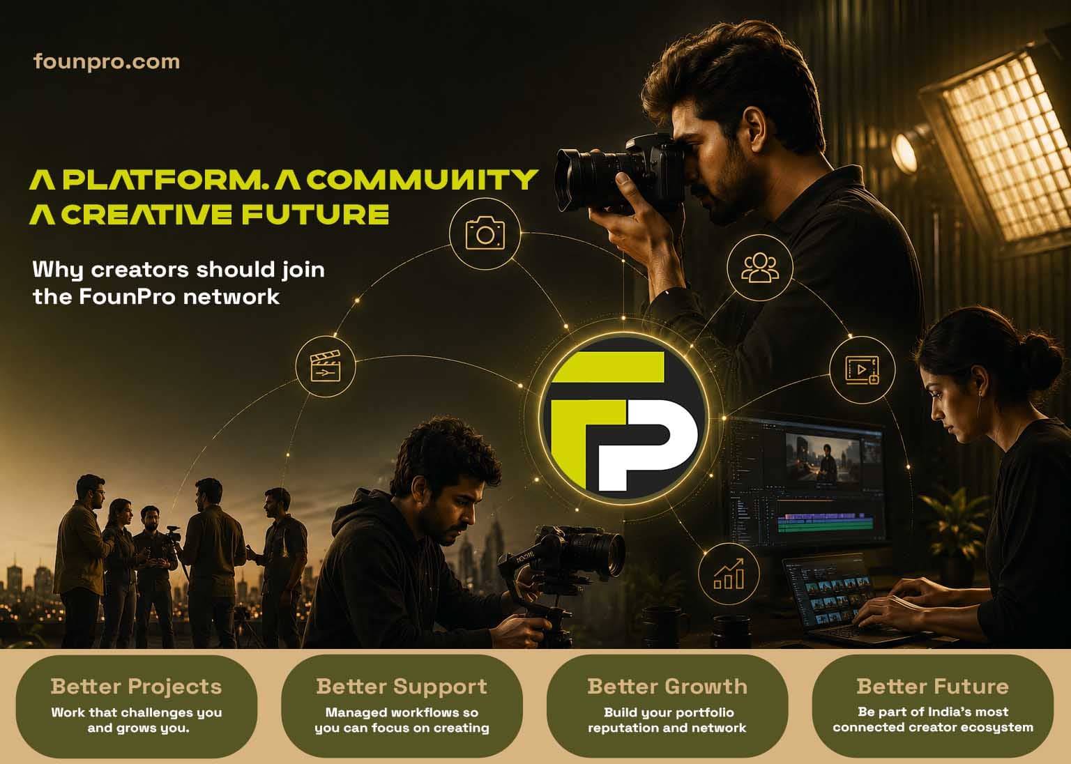 Why Creators Should Join the FounPro Network | The Future of Managed Content Production